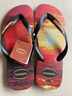 havaianas哈唯納Hype III沙灘男士人字拖夏季海邊戶外休閑涼拖鞋可外穿 6196-黑/桃 41-42 巴西碼 曬單實拍圖