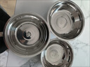 柏潮不銹鋼盆加厚無磁多用盆食堂湯碗家用泡面碗飯盆碗湯盆打蛋盆 不銹鋼 18+20+22+24+26CM五件套 曬單實(shí)拍圖