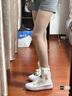 匡威（Converse）官方正品  CONVERSEAll Star Move兒童鞋鞋低幫休閑百搭帆布鞋 570257C 38 7.5 曬單實拍圖