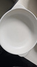 喜得潤2025新款巖石紋陶瓷家用米飯碗沙拉碗北歐磨砂吃飯碗湯碗 8英寸湯碗-白色 曬單實(shí)拍圖