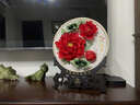 倚樓聽(tīng)風(fēng)洛陽(yáng)牡丹瓷盤(pán)擺件家居裝飾品結婚喬遷禮物工藝品瓷盤(pán)掛盤(pán)花開(kāi)富貴 10寸洛陽(yáng)紅 曬單實(shí)拍圖