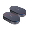 飛利浦（PHILIPS）AECS7409 視頻會(huì )議無(wú)線(xiàn)全向麥克風(fēng) 多臺無(wú)線(xiàn)級聯(lián)降噪麥克桌面揚聲器6米拾音 50平內會(huì )議室套裝（無(wú)線(xiàn)全向麥*2） 曬單實(shí)拍圖