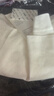 德瑪納【含呼吸感桑蠶絲】夏季設(shè)計(jì)感寬折邊開叉打底衫短袖寬松女式t恤 曬單實(shí)拍圖