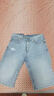 Levi's李維斯25年春夏新款男士簡(jiǎn)約休閑405經(jīng)典直筒復古牛仔短褲 淺藍色 30 (12) 曬單實(shí)拍圖
