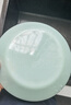 子睿粉綠玉瓷 結婚餐具單品 防燙飯碗套裝面碗湯碗菜飯盤(pán)筷咖啡杯魚(yú)盤(pán) 7.25英寸方盤(pán)（綠玉瓷） 曬單實(shí)拍圖