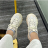 斐樂(lè)（FILA）官方LOOP女鞋帆布鞋新款休閑運(yùn)動(dòng)鞋小白鞋板鞋斷層鞋 黑-BK 38.5 曬單實(shí)拍圖