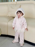 奧特曼童裝女童秋裝套裝2025新款嬰兒衣服洋氣女寶寶春秋外套褲子兩件套 粉色 73 建議7-9個月13-18斤 曬單實拍圖