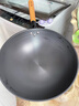 張小泉無涂層中華爆炒鍋精鐵鍋捶紋鍋底燃氣專用款32cm C30820200 曬單實拍圖