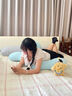 知夢(mèng)人睡覺(jué)抱枕夾腿女生長(zhǎng)條枕記憶棉人體工學(xué)側(cè)睡枕頭涼感床上大抱枕 【成人款丨涼感透氣助眠】藍(lán)色 曬單實(shí)拍圖