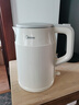 美的（Midea）【國(guó)家補(bǔ)貼】燒水壺電熱水壺大容量 家用水壺?zé)?04不銹鋼 雙層防燙智能防干燒多重防護(hù)無(wú)縫內(nèi)膽 1.5L 暖壺圓墩墩MK-SHM1569 曬單實(shí)拍圖