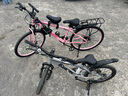 云宵山地自行車(chē)學(xué)生女山地車(chē)公路賽車(chē)騎行變速女士越野中學(xué)生代步單車(chē) 【瑚云粉】減震-鋼架輻條輪 26寸21速（160-180cm） 曬單實(shí)拍圖