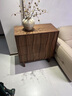 CUERO DESIGN英國(guó)品牌中古風(fēng)五斗柜臥室儲(chǔ)物收納柜置物柜家用櫥柜客廳靠墻柜子 三斗柜（80x40x85cm） 胡桃木色 曬單實(shí)拍圖