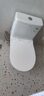 箭牌（ARROW）衛(wèi)浴靜音緩降馬桶小戶型坐便器節(jié)水家用噴射虹吸抗菌防臭馬桶T32 雙漩勁沖AEB12609 400坑距 曬單實(shí)拍圖