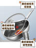 康巴赫真鈦0涂層抗菌316L不銹鋼平底鍋煎鍋28cm少油煙不粘鍋電磁爐通用 曬單實(shí)拍圖