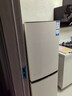 海爾（Haier）冰箱出品雙開門二門177升冰箱家用小型冰箱租房省電不占地冷藏冷凍兩用統(tǒng)帥家用小冰箱 以舊換新 177升雙門冰箱節(jié)能省電 兩天約用1度電 曬單實拍圖