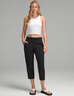 lululemon丨Luxtreme? 女士松緊腰修身款中腰中長(zhǎng)褲 LW6CVZS 黑色 XS /4 曬單實(shí)拍圖
