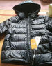 雪中飛兒童羽絨服輕薄保暖外套2025新款男女童裝秋冬季上衣 黑色 160 曬單實(shí)拍圖