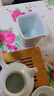 蘇氏陶瓷茶具茶盤(pán)套裝心悅影青陶瓷茶葉罐手柄泡茶壺配小清新竹木儲(chǔ)水茶托 曬單實(shí)拍圖