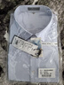 杉杉【柔滑莫代爾】短袖襯衫男夏季新款休閑商務(wù)免燙襯衣 藍細條紋 43 曬單實(shí)拍圖