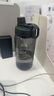 樂扣樂扣塑料杯頓噸桶帶茶隔水杯大容量健身戶外運動水壺帶刻度便攜 黑灰色- 1.5L 曬單實拍圖