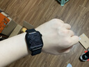 Apple/蘋果 Watch Series 10 智能手表蜂窩款46毫米亮黑色鋁金屬表殼濃墨色回環(huán)式運(yùn)動(dòng)表帶MWYL3CH/B 曬單實(shí)拍圖