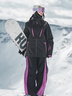 酷峰滑雪服極光雪季新款專業(yè)3L女男單雙板保暖外套雪服雪褲裝備套裝 曜影上衣【3L加棉】 S 曬單實(shí)拍圖
