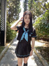 CS.LION2025年短袖日系校供女夏jk中間百褶裙JK基礎(chǔ)制服學(xué)院水手服套裝女 單百褶裙 L 建議105-115斤 曬單實(shí)拍圖