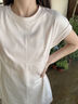Calvin KleinJeans【防曬涼感】25春夏女士ck戶外休閑針織短袖連衣裙47AB010 LN4-牡丹粉 S 曬單實拍圖