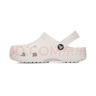 卡駱馳（crocs）經(jīng)典小Clog K童沙灘洞洞鞋涼拖鞋 206991-100  34 （34-35）  曬單實(shí)拍圖