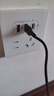 國際電工20W快充USB插座86型開關(guān)面板墻壁電源手機(jī)充電Type-c家用五孔插座 五孔2.1A快充USB+type-c【白色】 曬單實(shí)拍圖
