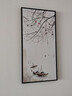 映想?yún)枪谥醒b飾畫(huà)入門(mén)玄關(guān)水墨畫(huà)餐廳茶室客廳走廊盡頭江南水鄉(xiāng)掛畫(huà)壁 B款 50*100cmPS畫(huà)框油畫(huà)布+黑色 曬單實(shí)拍圖