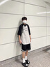 嘉璐伮短褲男夏季冰絲短褲美式運動健身籃球褲子寬松男士五分褲衩 黑色冰絲短褲 2XL 建議【110-140斤】 曬單實拍圖