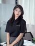 琴琴家問界工作服t恤定制印logo夏季4s店汽車銷售維修保養(yǎng)短袖polo衫男 【冰氧棉涼感短袖】黑色 XL 曬單實拍圖