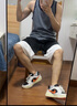 Jordan休閑鞋男喬丹小扣碎配色 CMFT ERA 運動(dòng)鞋HJ6777-018黑白橙41 曬單實(shí)拍圖