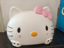 HelloKitty紙巾盒家用搪膠凱蒂貓紙巾盒桌面擺件少女心KT貓抽紙筒 kt貓紙巾盒(1個裝) 曬單實拍圖