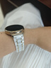 watchbond適用華為手表gt5真陶瓷表帶Watch5表帶41/42mm女款gt4仿watch gt5pro丨gt4白色鋅合金18mm夏天透氣 【真陶瓷·流線(xiàn)型五珠陶瓷】白鑲玫瑰金-蝴蝶扣銀 GT 曬單實(shí)拍圖