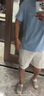 樂卡克（Le coq sportif）樂卡克法國公雞夏季男士梭織短褲 L242MCND1109 象牙白色 XL 曬單實拍圖