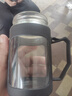 把手玻璃杯帶把大容量喝水杯子加厚辦公泡茶杯透明家用隔熱杯子 黑色 500ml 曬單實(shí)拍圖