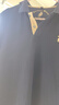 皮爾卡丹（pierre cardin）100%新疆純棉t恤短袖polo.衫男士商務(wù)高端刺繡純色翻領(lǐng)半袖上衣服 深藍(lán)【100%高品質(zhì)長(zhǎng)絨全棉】 XL (175) 建議【130-155斤】 曬單實(shí)拍圖