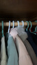 太力衣架無痕塑料衣服架晾衣架寬肩防滑衣服掛衣柜衣架衣?lián)巫?0只 曬單實拍圖