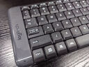 羅技（Logitech）MK220 鍵鼠套裝 無線鍵鼠套裝 辦公鍵鼠套裝  多媒體鍵鼠套裝 帶無線2.4G接收器 黑色 曬單實拍圖