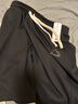 名創(chuàng)優(yōu)品（MINISO）重磅短褲男夏季戶外運(yùn)動直筒五分褲青少年潮流百搭中褲 黑 XL 曬單實(shí)拍圖