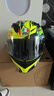 AGV K3摩托車(chē)頭盔雙鏡片3C全盔夏季機車(chē)騎行賽道盔摩旅通勤安全盔 ROSSI WINTER TEST 2019 XXL(62cm-63cm) 曬單實(shí)拍圖