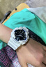 卡西歐（CASIO）男士手表G-SHOCK黑金雙顯學(xué)生防水運(yùn)動(dòng)黑武士電子石英日韓表禮物 潮酷白藍(lán) GA-100B-7A 曬單實(shí)拍圖
