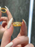 中國珠寶黃金戒指女鑲嵌鉆石紅寶石足金首飾求訂結(jié)婚生日禮物送女友老婆 【現(xiàn)貨】古法鉆石戒指  金重約6.4g 18# 曬單實(shí)拍圖