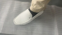 金利來(lái)男鞋商務(wù)休閑鹿皮鞋輕便套腳豆豆鞋G567410232BBB白色39 曬單實(shí)拍圖