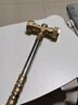 IGNB網(wǎng)紅五黃金昊天錘手工DlY組裝玩具雷神之錘五黃金圣錘道具擺件 黃金錘【35cm】 曬單實(shí)拍圖