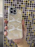 品盟（PISMEXOK）【自帶鏡頭膜】適用于蘋果iphone16/15promax手機殼秋冬感貝殼紋珍珠蝴蝶保護套創(chuàng)意少女款外 【蝴蝶結+手掛繩】自帶鏡頭膜 iPhone 16 Pro Max 曬單實拍圖