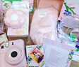 INSTAX富士instax立拍立得 一次成像相機(jī) mini12精美禮盒 櫻花寶貝 含10張fafa花邊相紙 曬單實(shí)拍圖