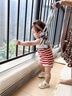桐崎德國(guó)品牌學(xué)步帶嬰幼兒學(xué)走路夏季透氣牽引繩防走失安全防勒四季款 【透氣半身款-更不勒】卡其小熊 曬單實(shí)拍圖
